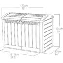 Keter 5.5′ x 3.5′ Store It Out Ultra Plastic Shed-oakleysgardenmachine- Free shipping