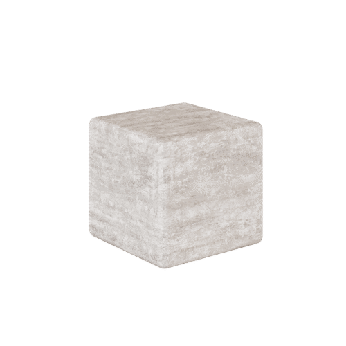 Cerazo Travertine Coffee Table, White - Image 3