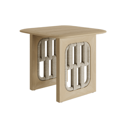 N2 Side Table Light Teak - Image 4