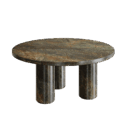 Casoli Marble Coffee Table, Forest Green