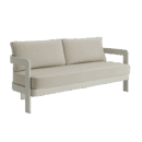 N3 Taupe Three Seater Sofa Sand Canvas