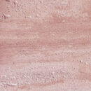 Porto Travertine Side Table, Red