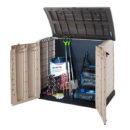 Keter Store-it-out ARC Beige & brown 1200L Garden storage box (H)1200mm (W)1460mm