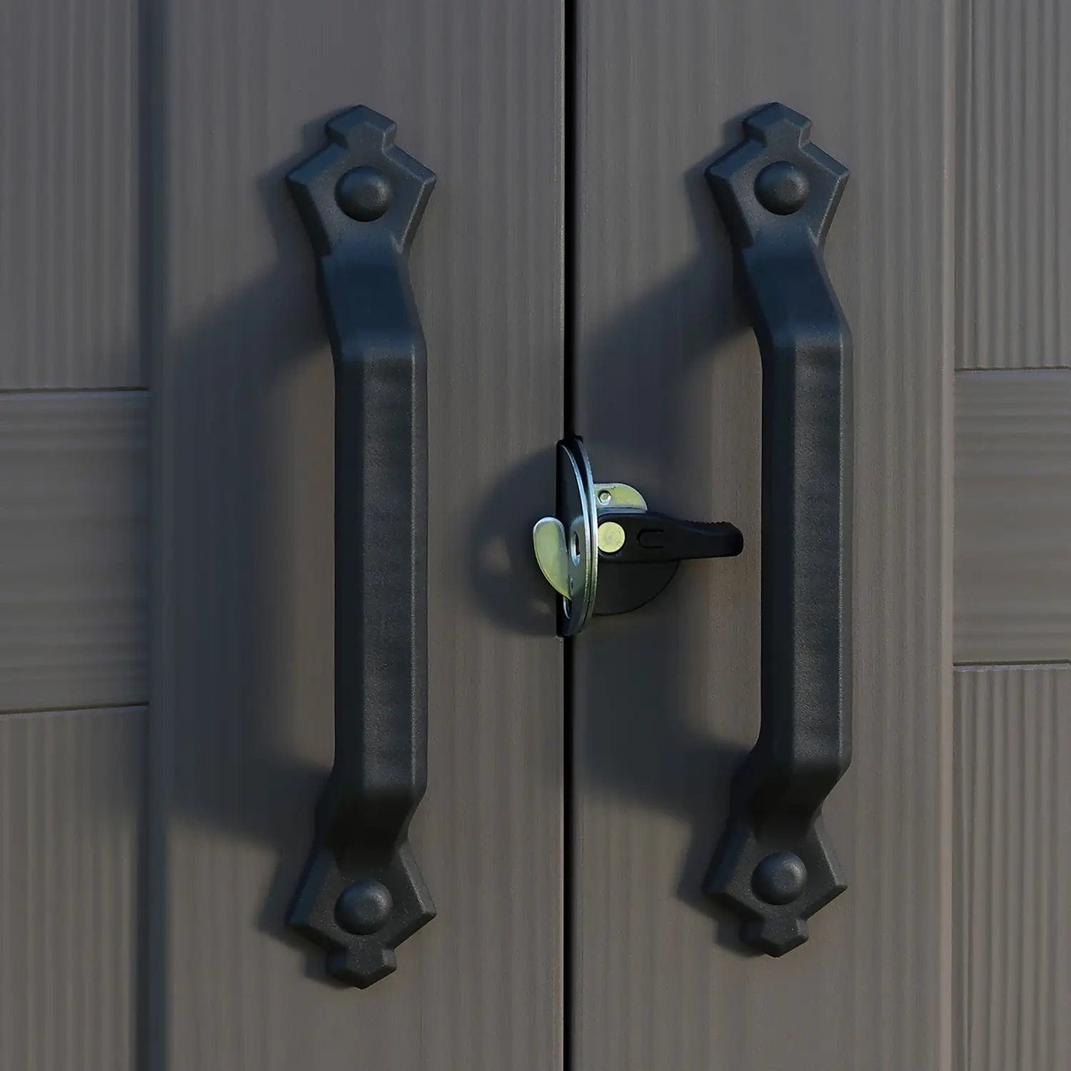 Keter 8’x11′ Factor Heavy Duty Plastic Garden Shed – Beige - Image 8