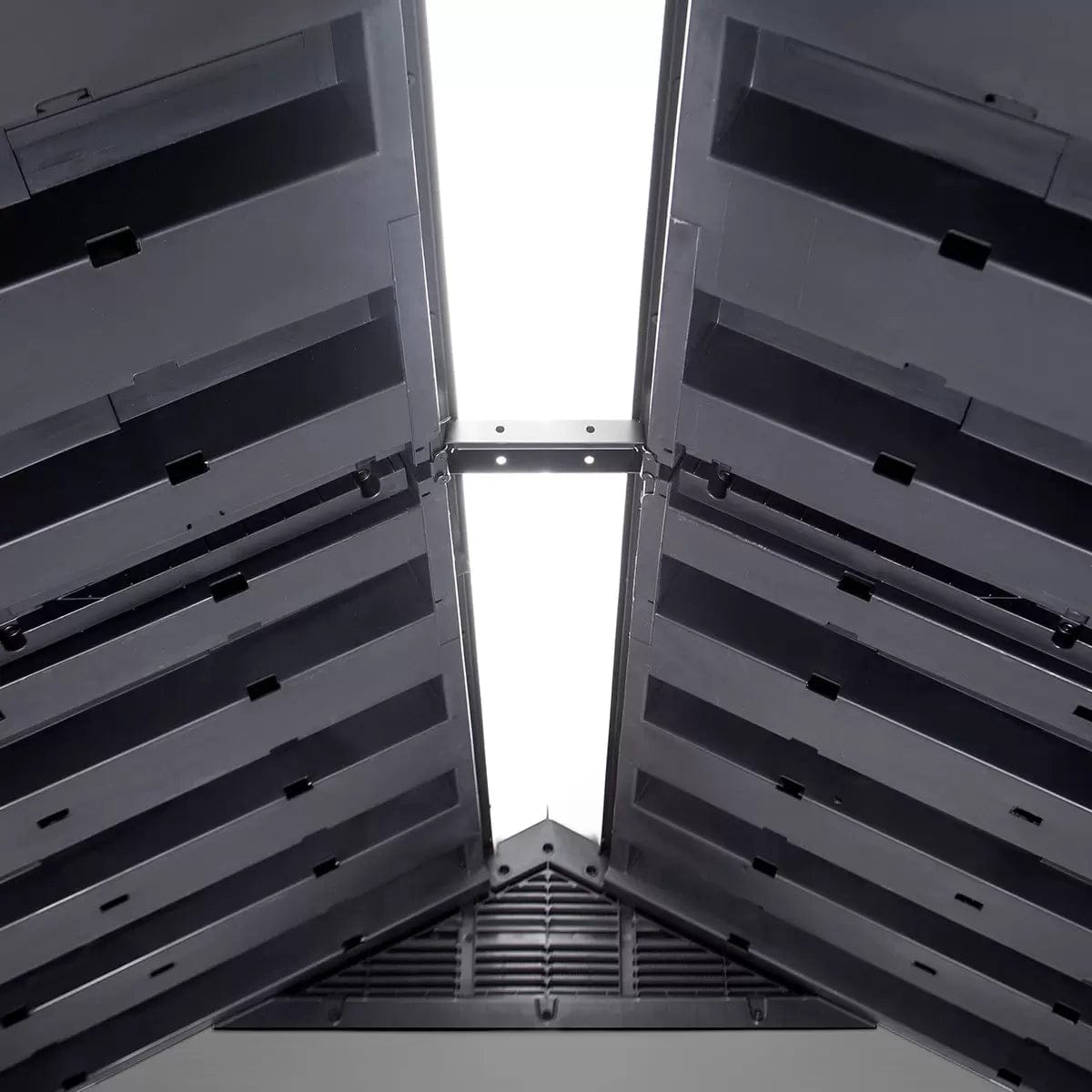 Keter 7.5’x11′ Premier Heavy Duty Plastic Shed – Grey - Image 6