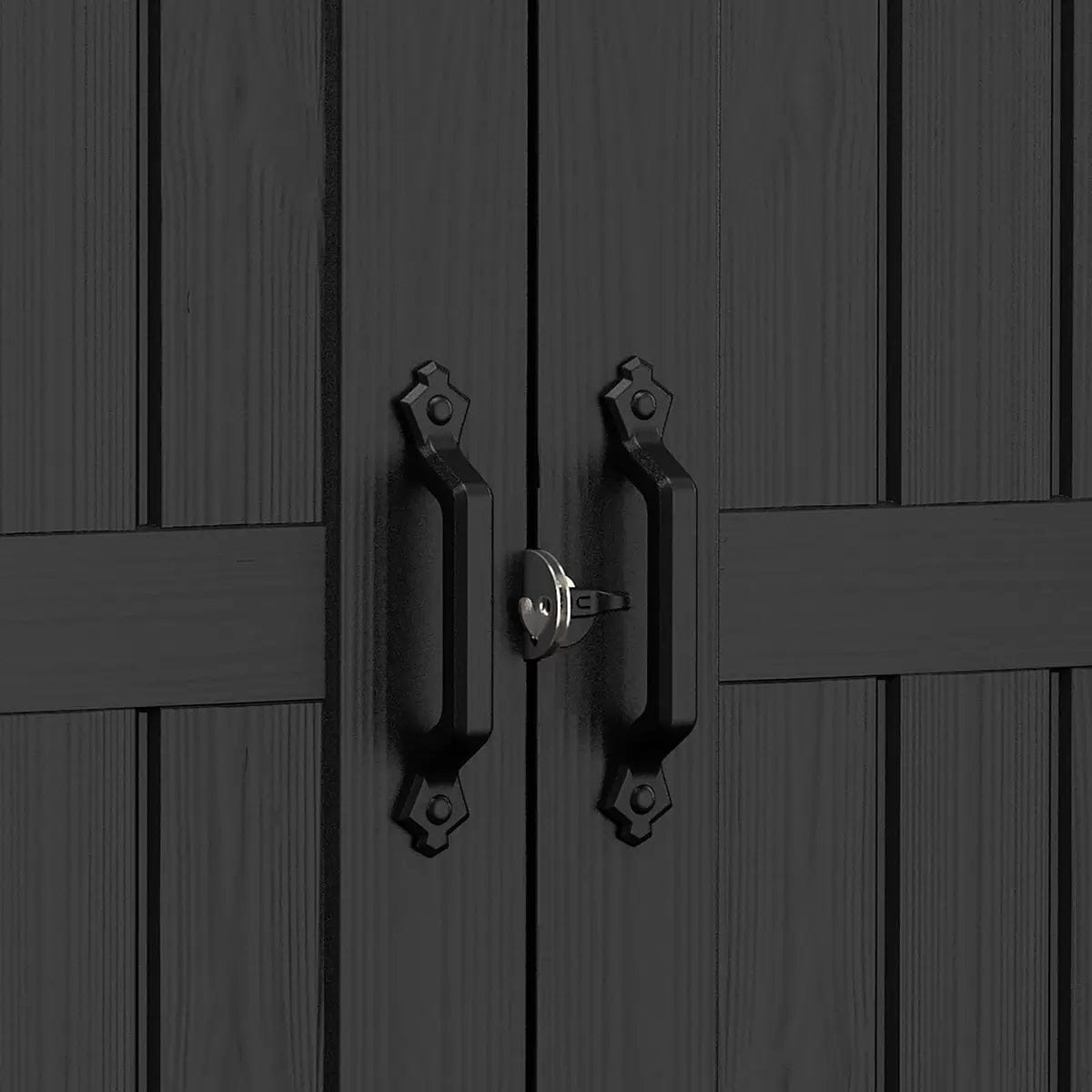 Keter 7.5’x11′ Premier Heavy Duty Plastic Shed – Grey - Image 5