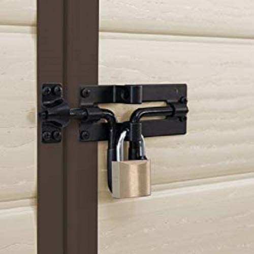 Keter 6′ x 8′ Manor Plastic Garden Storage Shed – Beige - Image 4