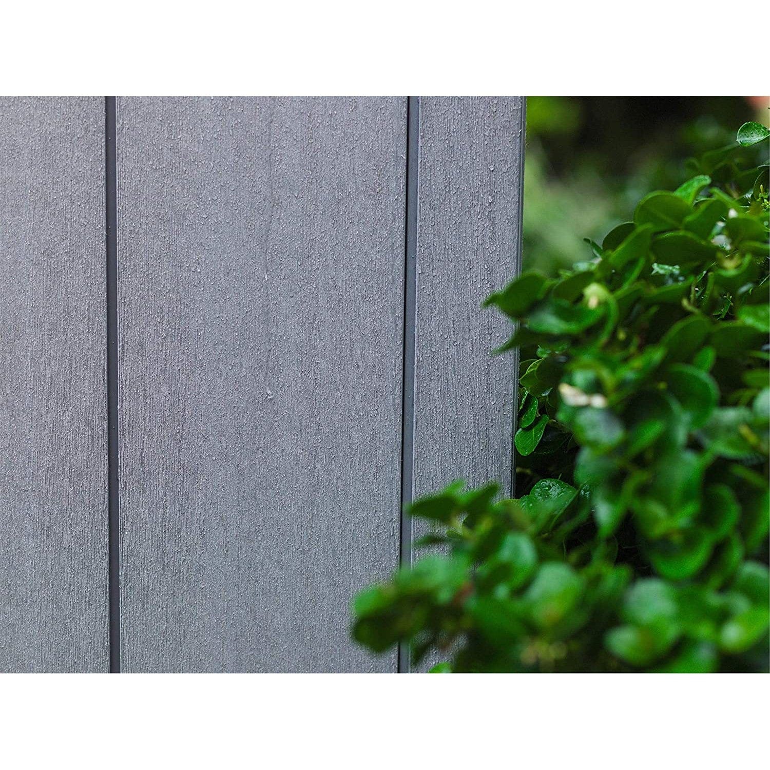 Keter Artisan 7x11 ft Pent Grey Plastic 2 door Shed with floor & 1 window - Image 9