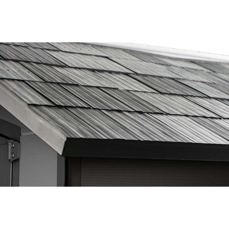 Keter 7.5’x11′ Premier Heavy Duty Plastic Shed – Grey - Image 3